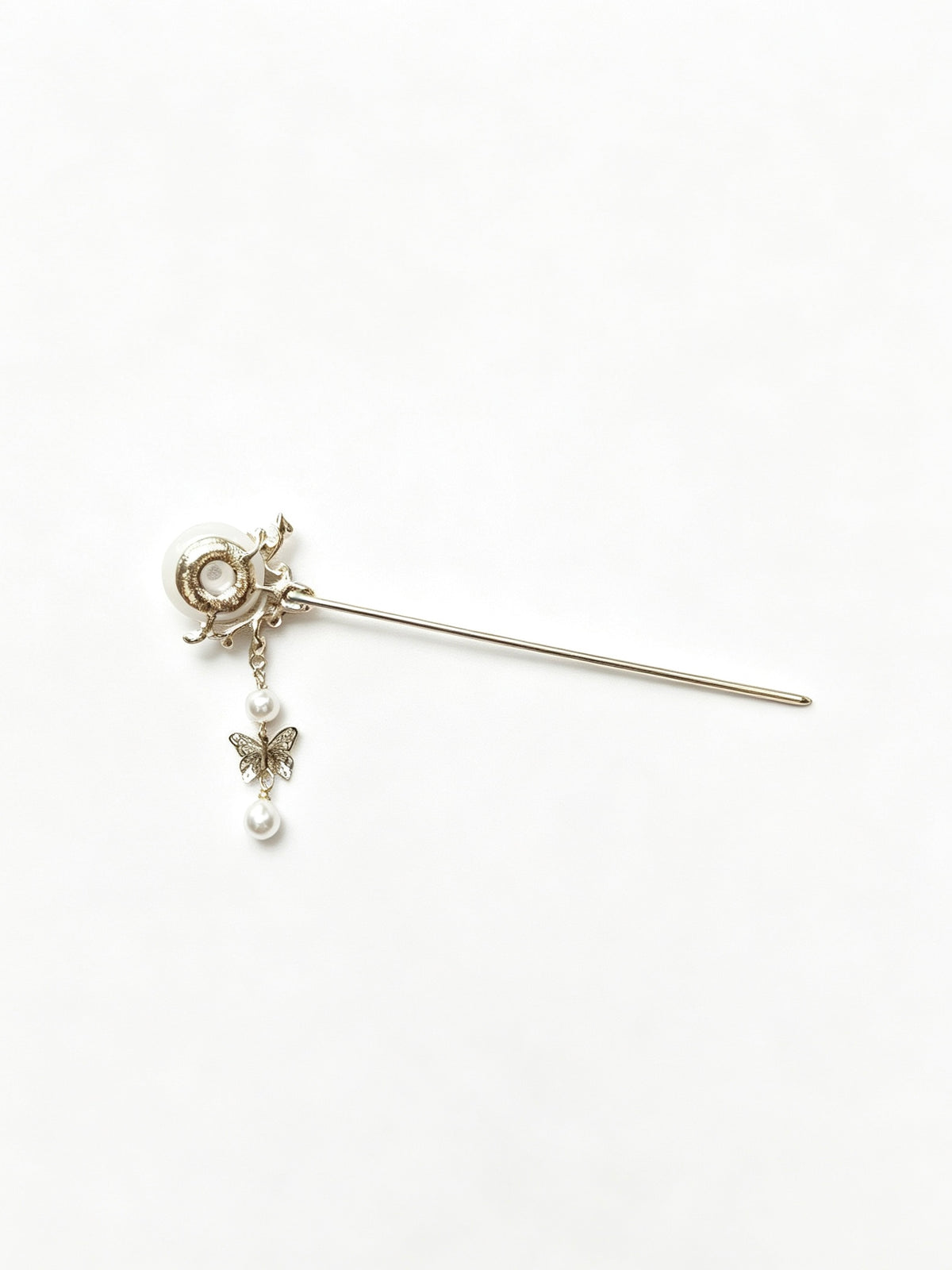 Arthurelle Pearl Disc Floral Hair Stick Ornament