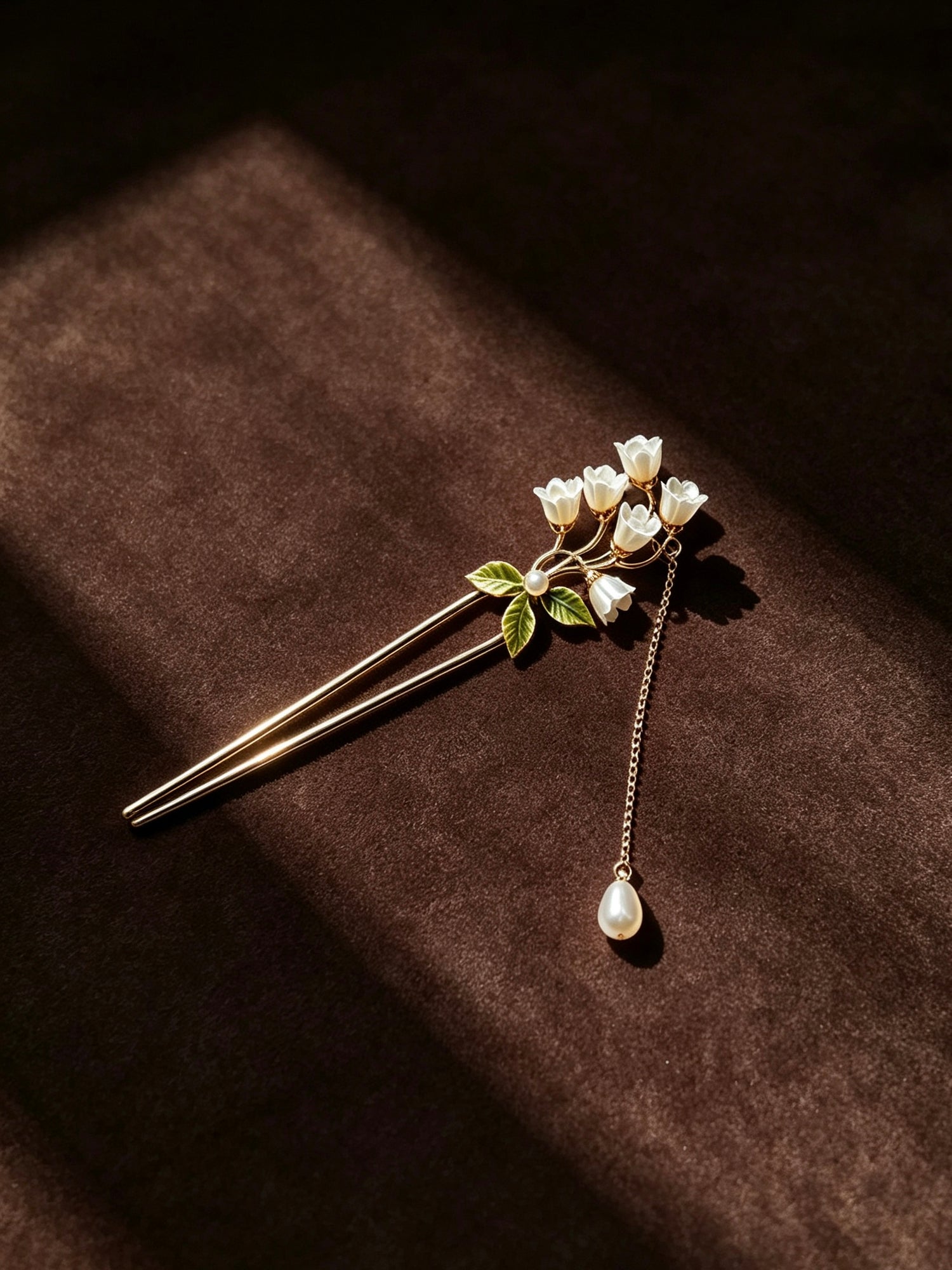 Joseph Arthur Alloy Floral Double Hair Stick Accessory