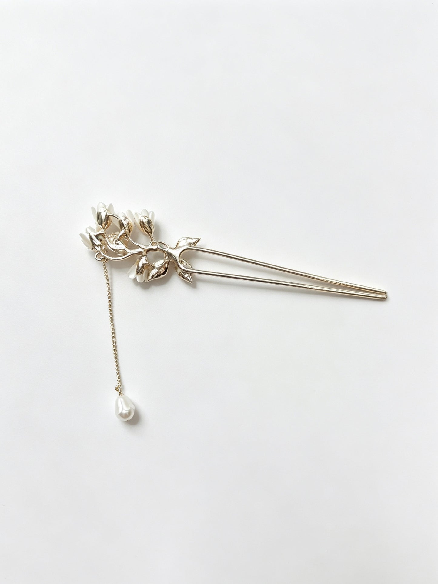 Joseph Arthur Alloy Floral Double Hair Stick Accessory