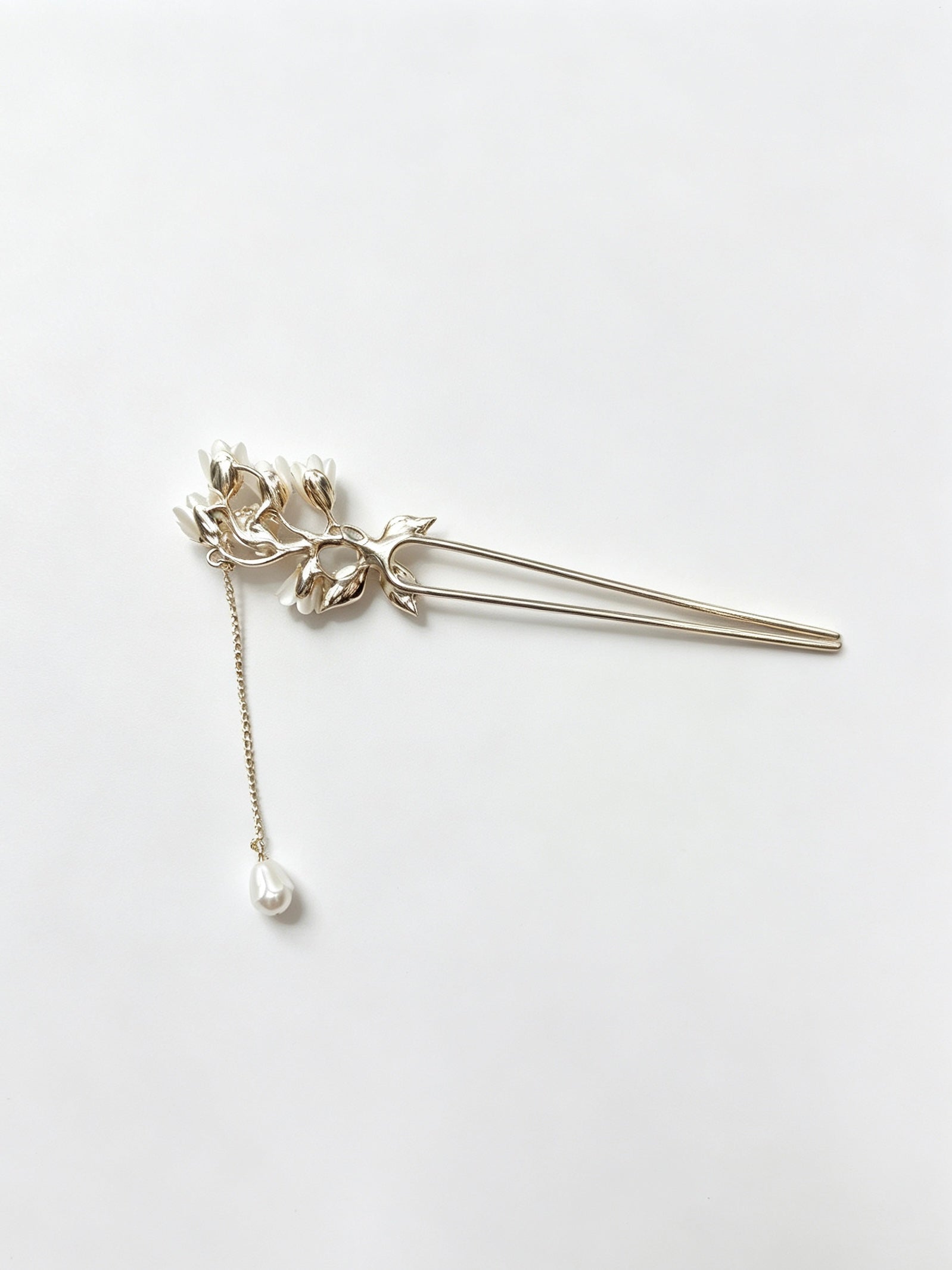 Joseph Arthur Alloy Floral Double Hair Stick Accessory