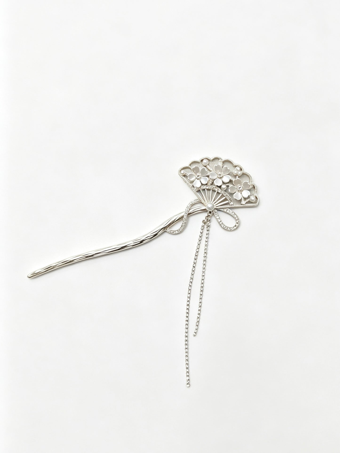 Joseph Arthur Alloy Floral Fan Hair Stick Accessory