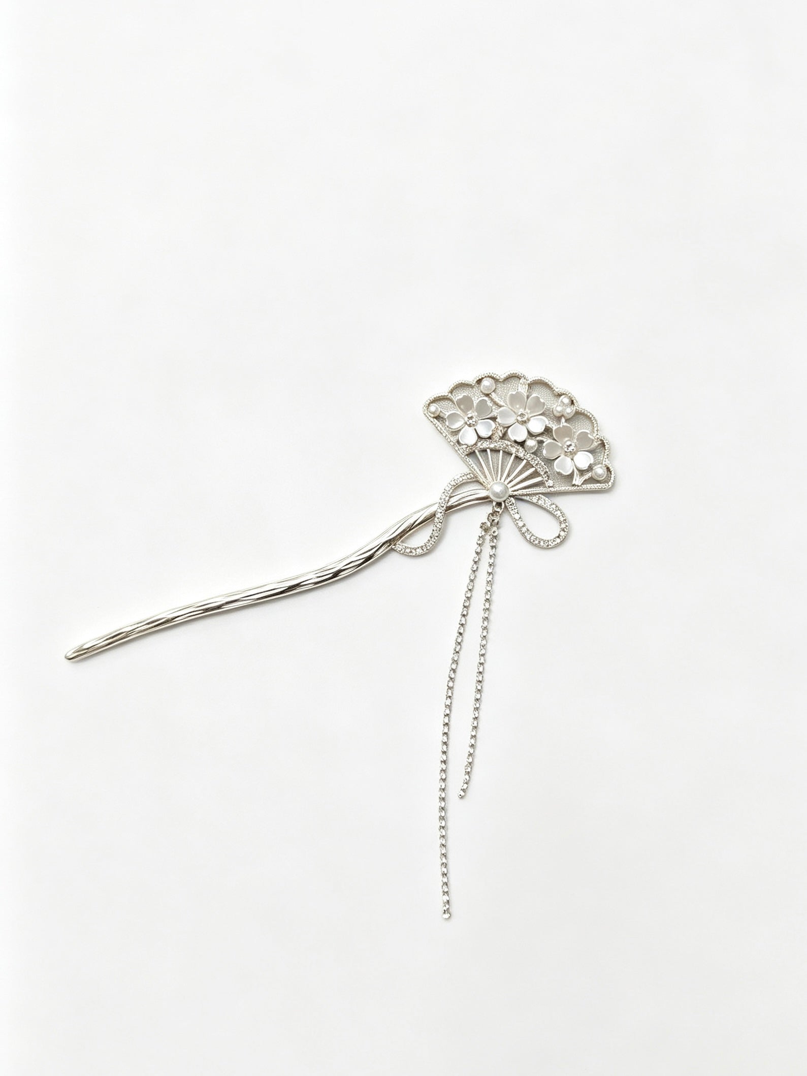Joseph Arthur Alloy Floral Fan Hair Stick Accessory