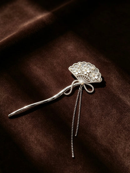 Joseph Arthur Alloy Floral Fan Hair Stick Accessory
