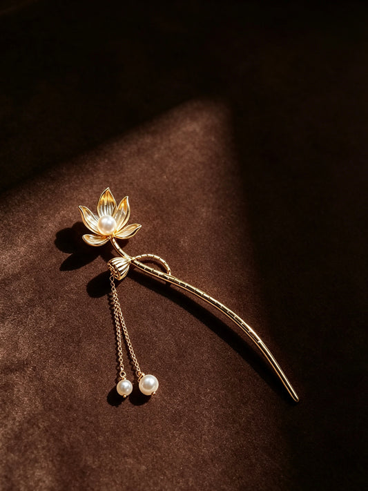 Joseph Arthur Alloy Floral Hair Stick Hair Accessory