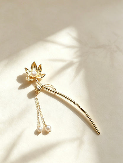 Joseph Arthur Alloy Floral Hair Stick Hair Accessory