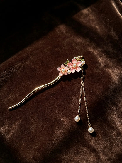 Joseph Arthur Alloy Floral Pendant Hair Stick Accessory