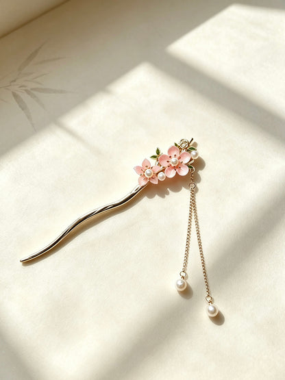 Joseph Arthur Alloy Floral Pendant Hair Stick Accessory