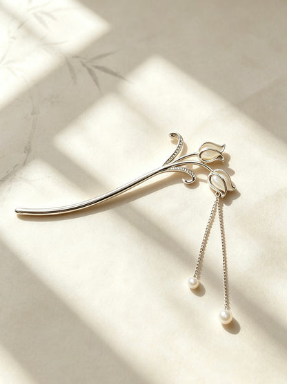 Joseph Arthur Branch Ornament Hair Stick with Pendant