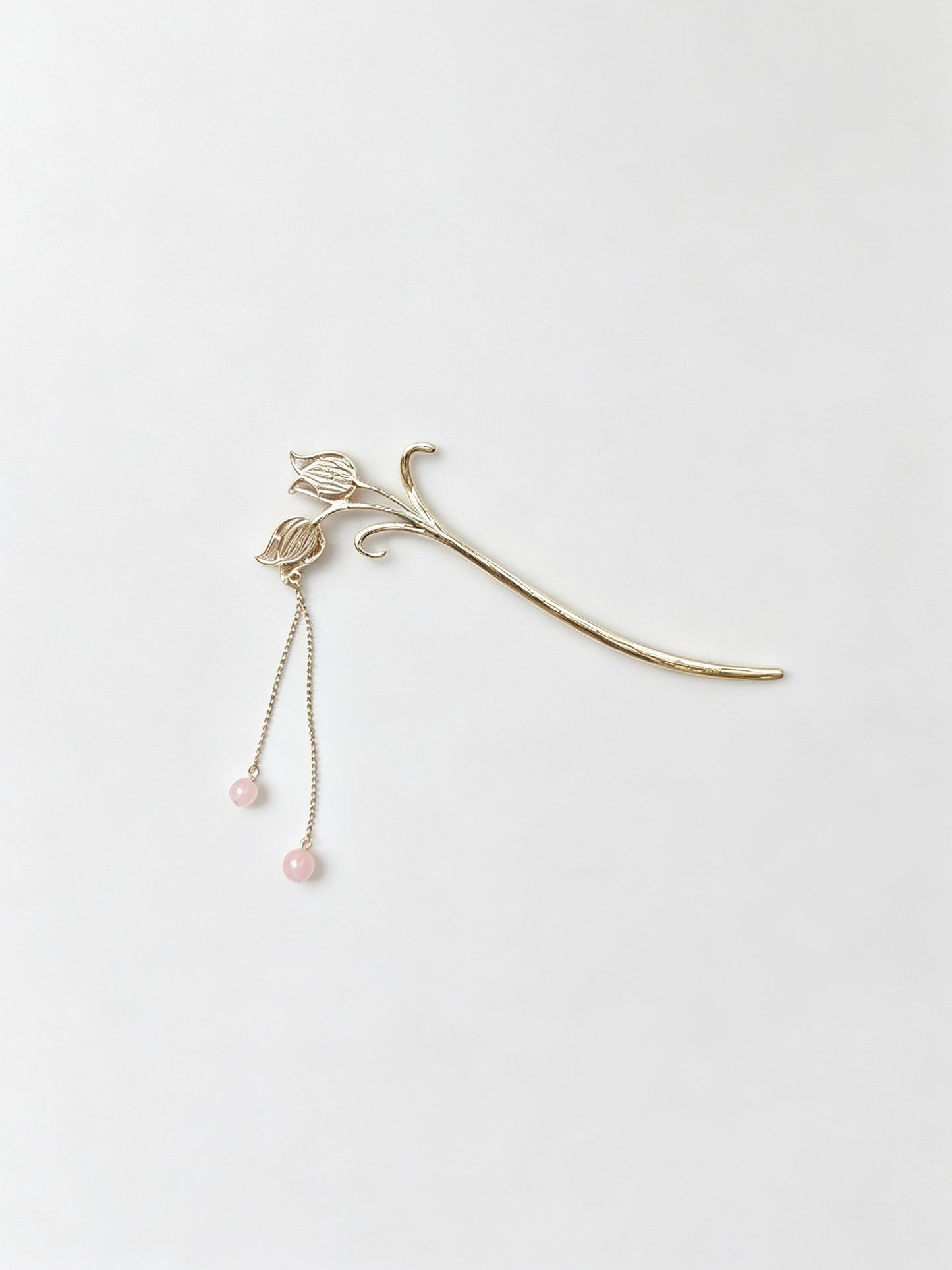 Joseph Arthur Floral Hair Stick Handmade Hair Pin with Pearl Pendant