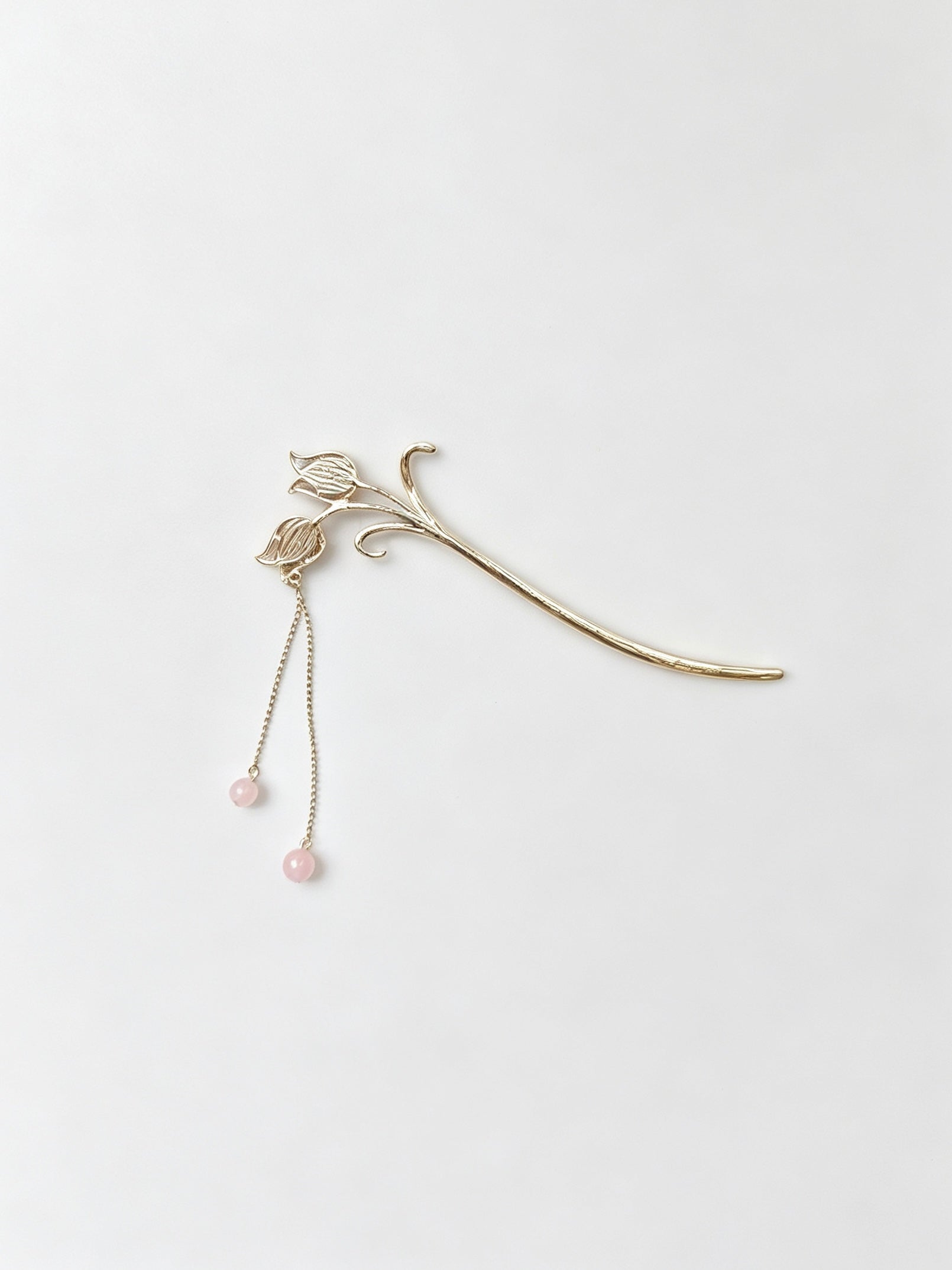 Joseph Arthur Floral Hair Stick Handmade Hair Pin with Pearl Pendant