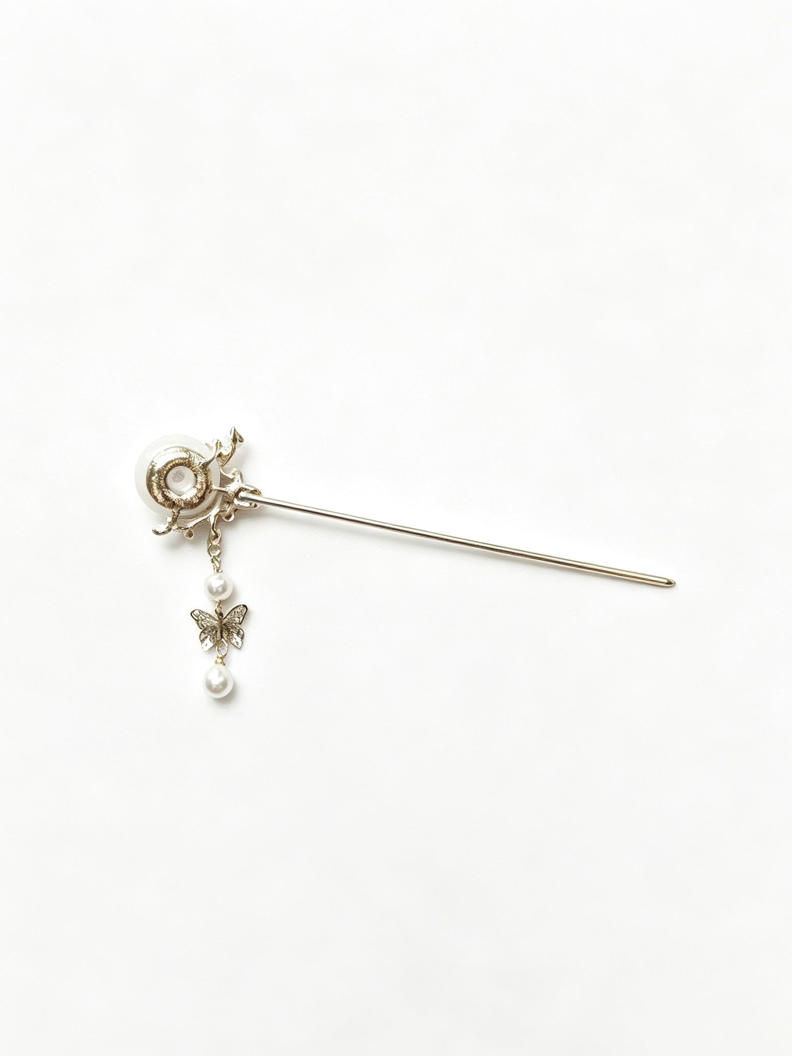 Joseph Arthur Pearl Disc Floral Hair Stick Ornament